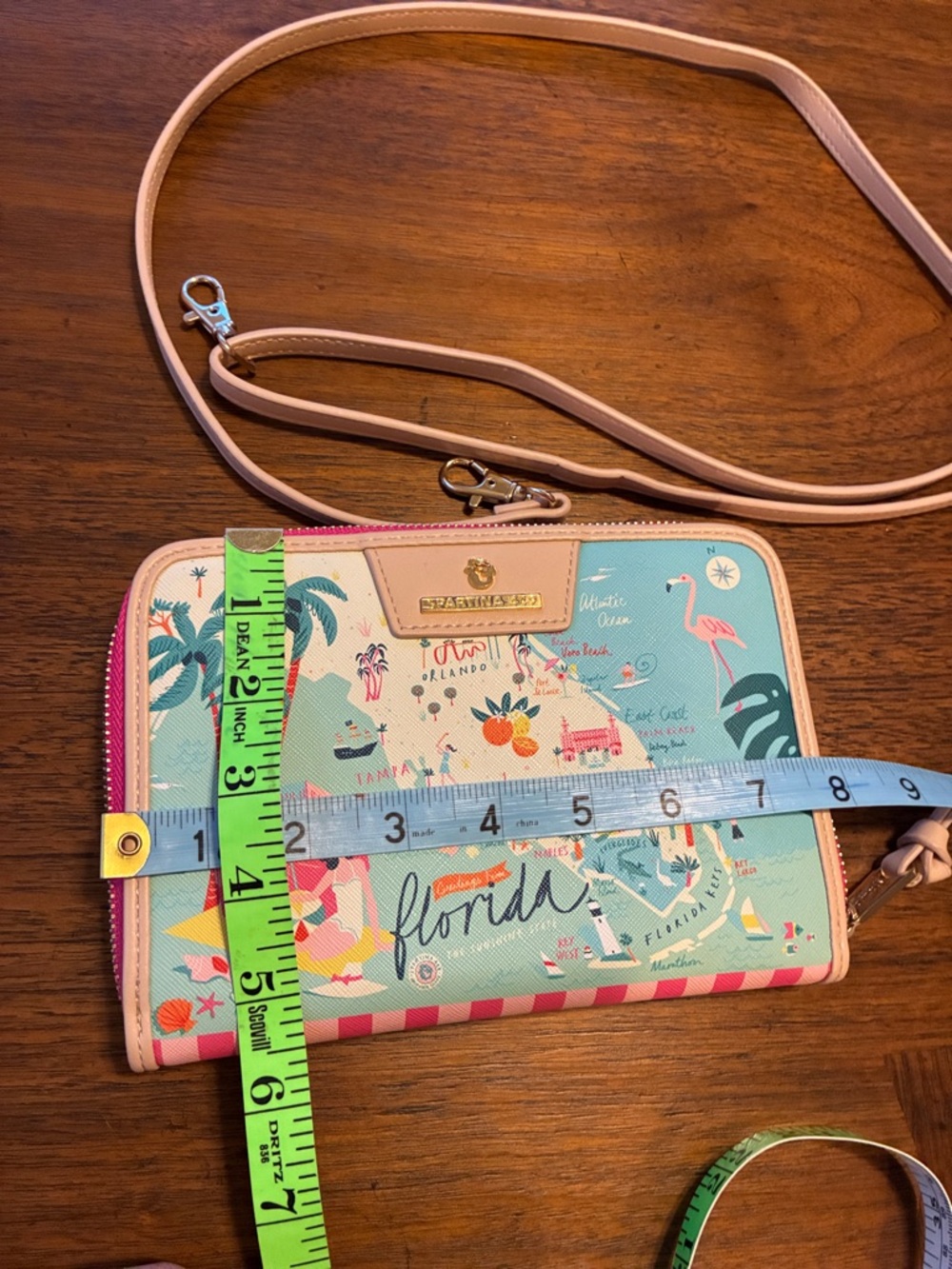 Spartina 449 Florida Map All-in-One Phone Crossbody - Picture 10 of 10